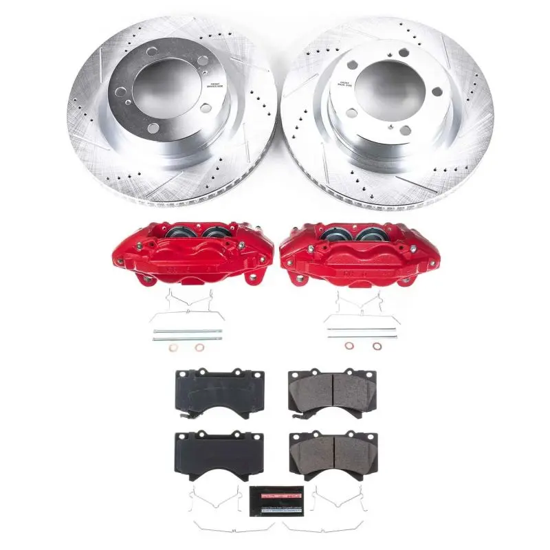 Power Stop 15-21 Toyota Tundra Front Z36 Truck & Tow Kit W/Cals 1