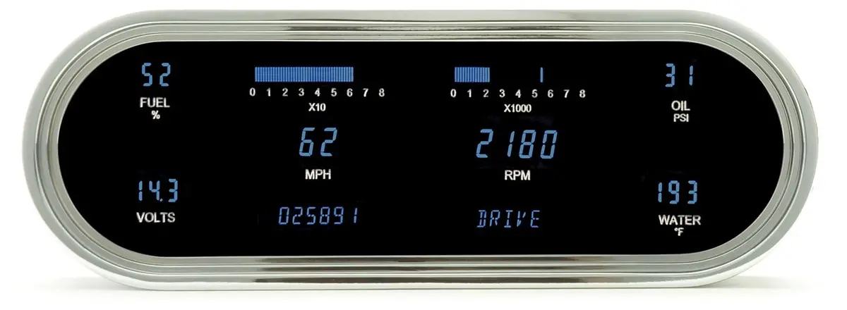 Dakota Digital Vfd3 Series Iii Full-Color Digital Instrument System – Vfd3-1008-B 1
