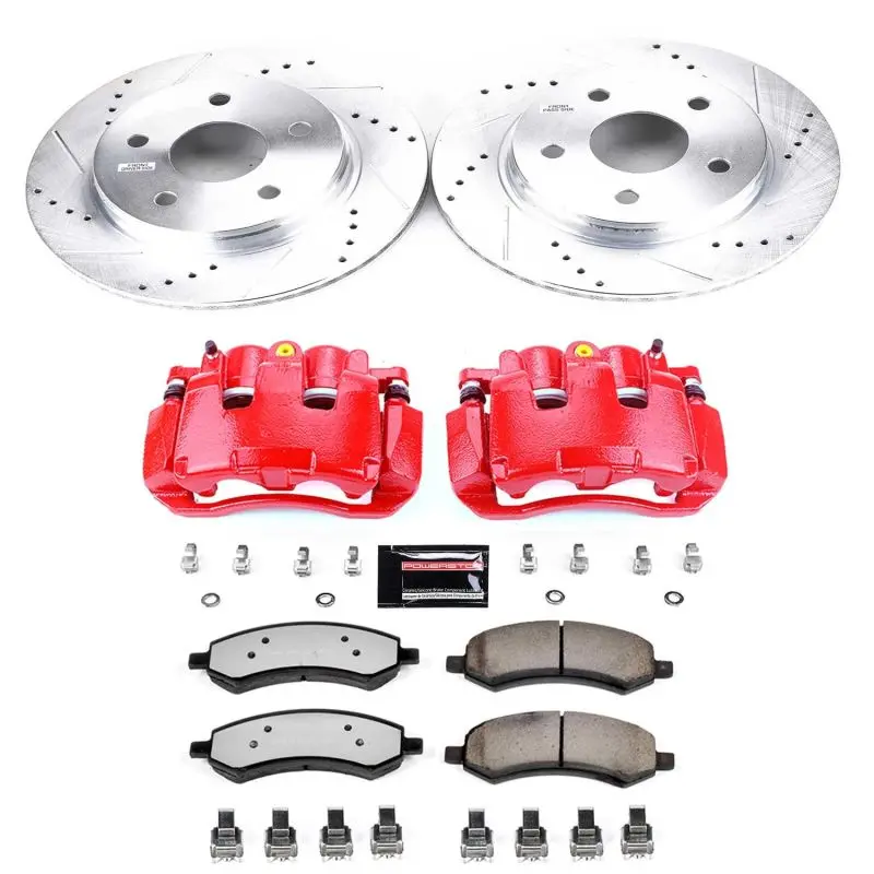 Power Stop 19-21 Ram 1500 Classic Front Z36 Truck & Tow Kit W/Cals 1