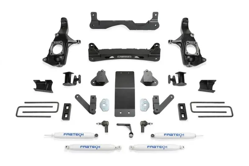 Fabtech 11-19 Gm 2500Hd 2Wd/4Wd 4In Basic Sys W/Perf Shks 1