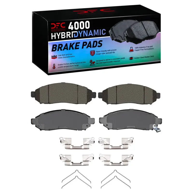 Dfc 05-26 Nissan Frontier Front 4000 Hybridynamic Brake Pads And Hardware Kit 1