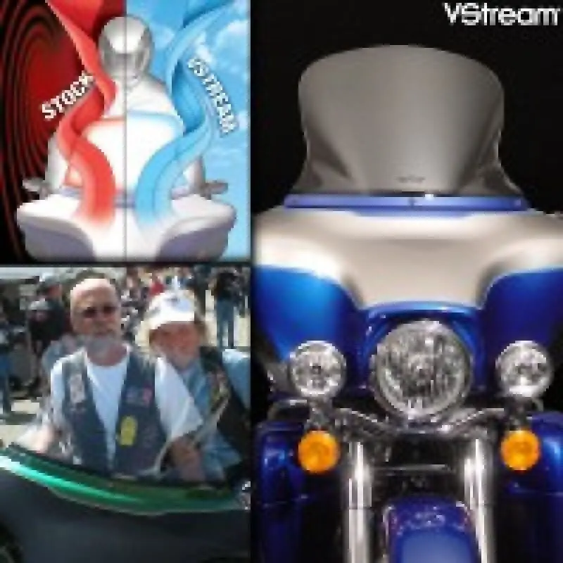 National Cycle 96-13 Harley-Davidson Flht/Flhx/Flhtk Touring/Tri-Glide Vs Tall Windshield-Clear 1