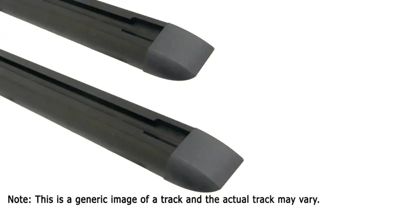 Rhino-Rack Rtc Tracks W/Hardware & End Caps - 63In - Pair 1