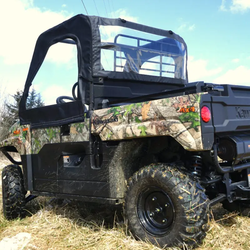 Seizmik 15-22 Kawasaki Mule Pro Fx Soft Doors W/ Zippers Kit 1