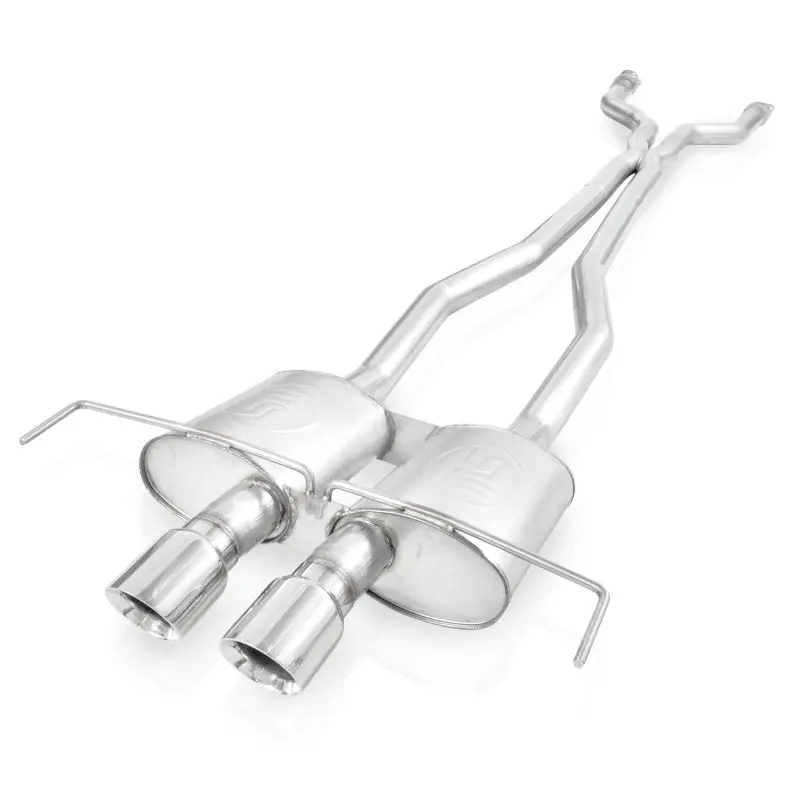 Stainless Works 2009-15 Cadillac Cts-V Coupe 3In Catback System X-Pipe S-Tube Mufflers 4In Tips 2