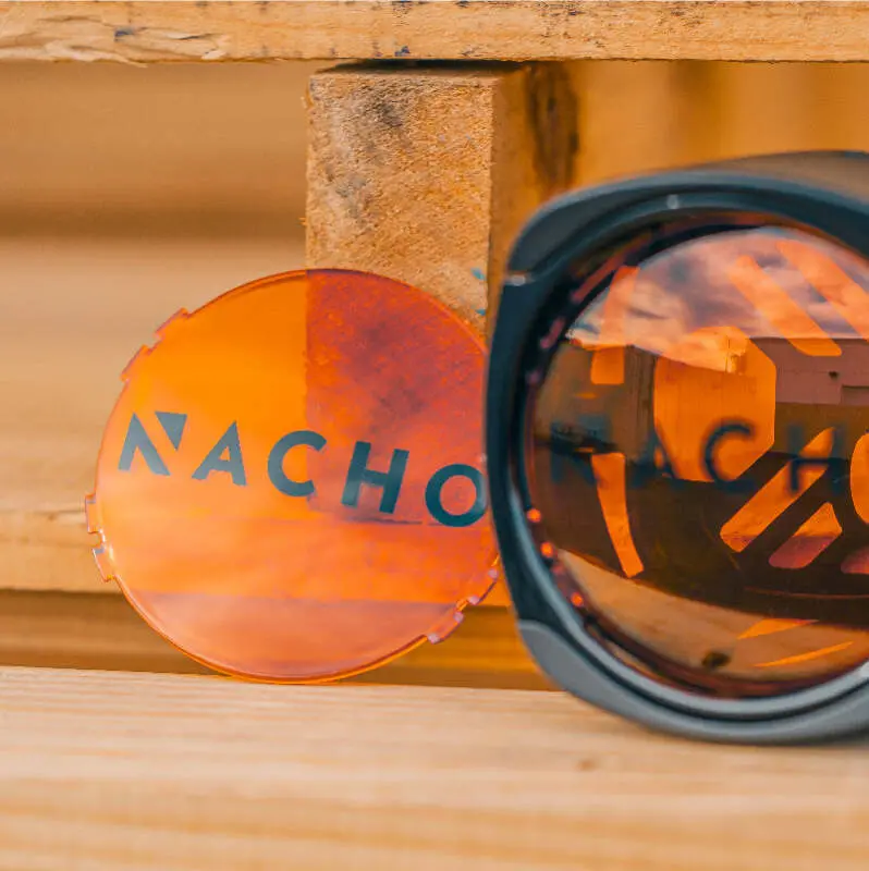 Nacho Lighting Quatro Lens Cover - Amber (Pair) 1