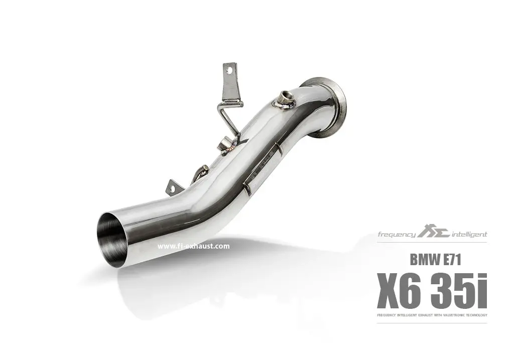 Fi Exhaust Bmw X6 35I E71 Front Pipe + Mid Pipe + Valvetronic Mufflers + Quad Tips 3