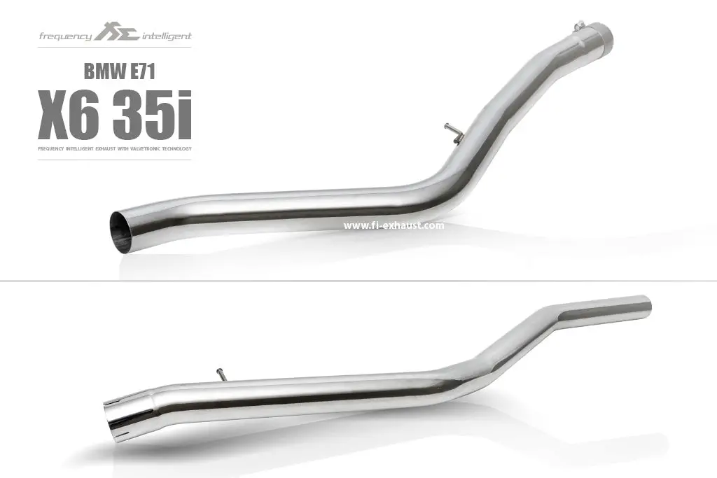 Fi Exhaust Bmw X6 35I E71 Front Pipe + Mid Pipe + Valvetronic Mufflers + Quad Tips 4