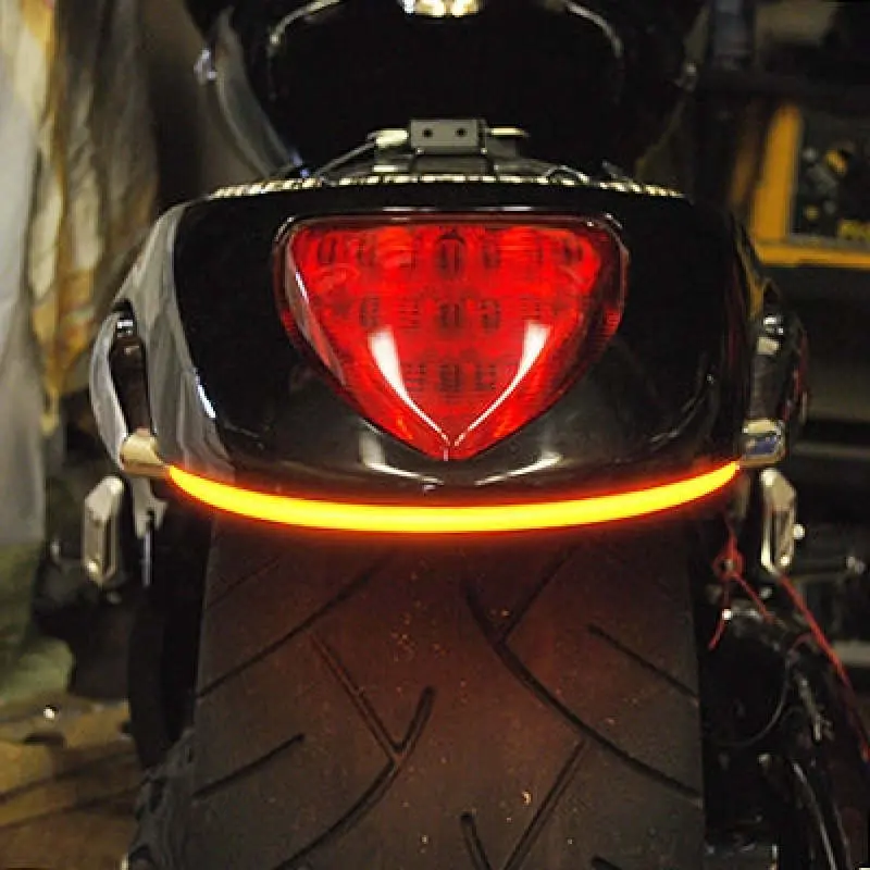 New Rage Cycles 06+ Suzuki M109r Rear Turn Signals W/Load Eq - Amber 1