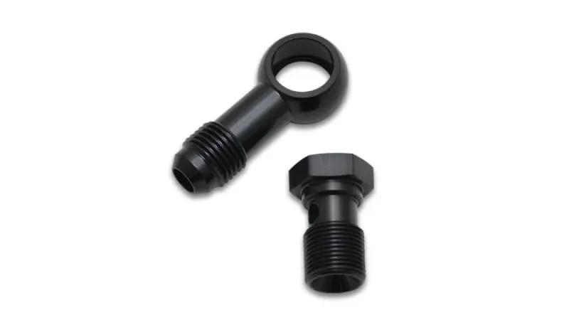 Vibrant Single -6An 3/8-20 Aluminum Male Banjo Adapter Assembly 2