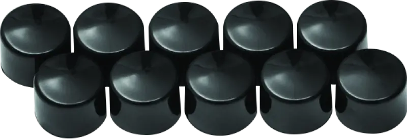 Kuryakyn Kool Kaps Gloss Black 1/4Inch Allen Head 1