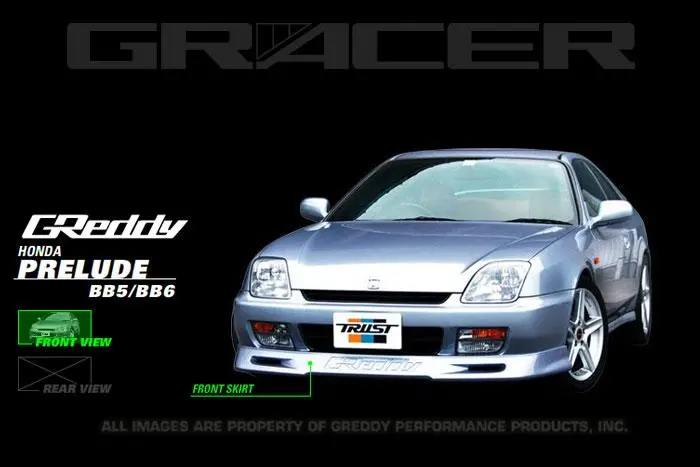 Greddy 97-01 Honda Prelude Urethane Front Lip Spoiler ** Must Ask/Call To Order** 1