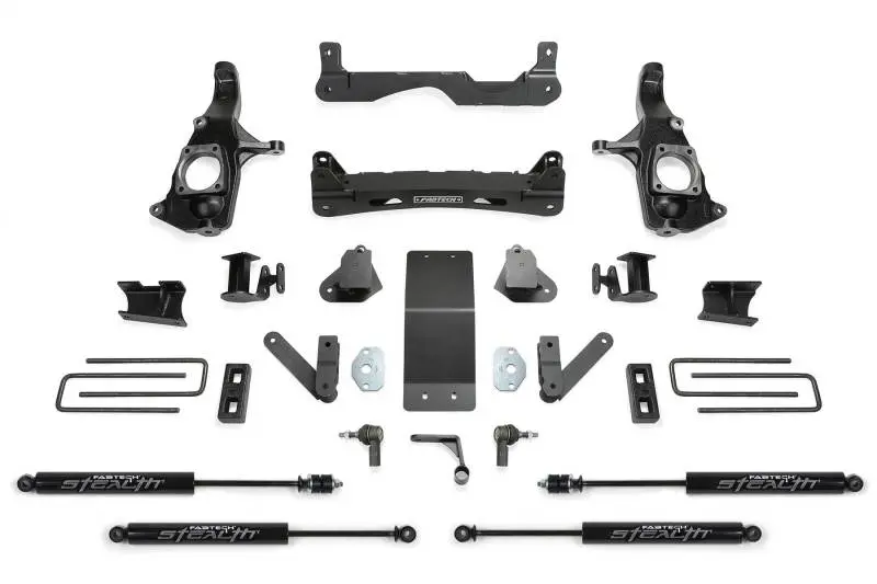 Fabtech 11-19 Gm 2500Hd 2Wd/4Wd 4In Basic Sys W/Stealth Shks 1