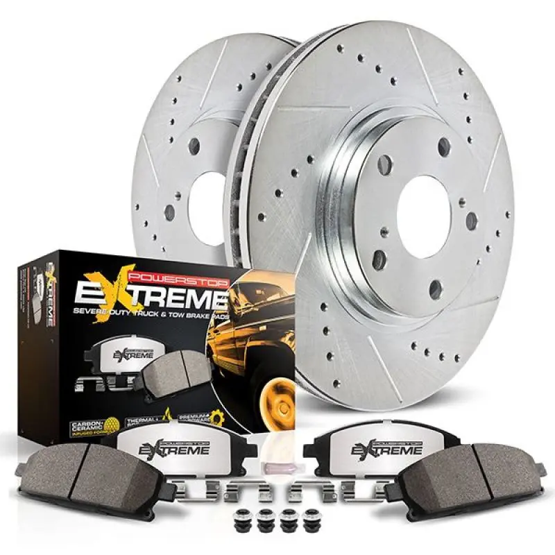 Power Stop 20-21 Gmc Sierra 3500 Hd Front Z36 Truck & Tow Brake Kit 1