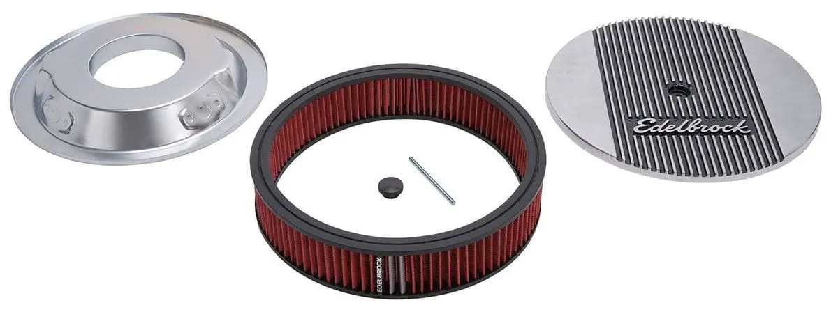 Elite 2 Series Polished Round Air Cleaner Assembly 1