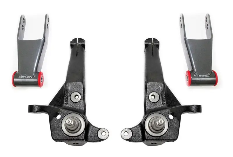 Maxtrac 98-00 Ford Ranger 2Wd W/Coil Susp. (Non Stabilitrak) 4In/2In Spindle Lift Kit 1