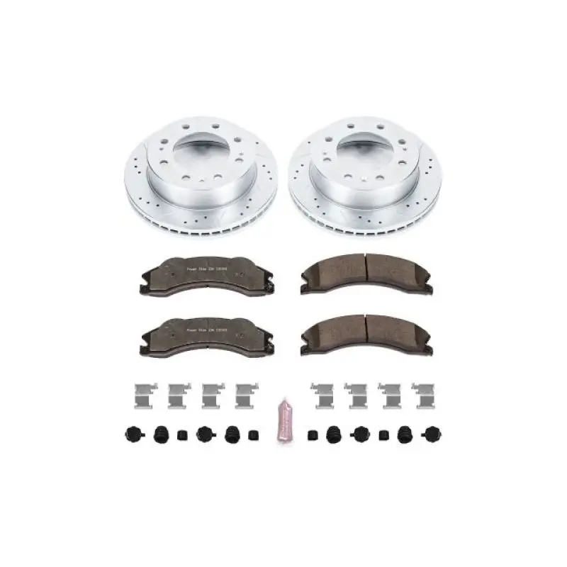 Power Stop 2011 Gmc Sierra 3500 Hd Front Z36 Truck & Tow Brake Kit 1
