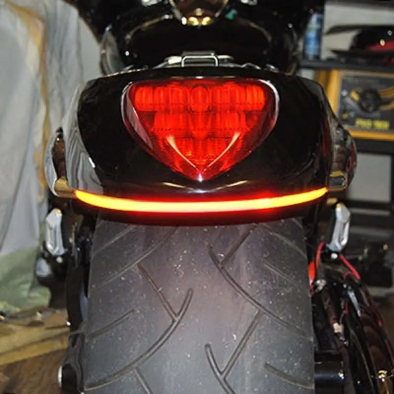 New Rage Cycles 06+ Suzuki M109r Rear Turn Signals - Amber/Red 1