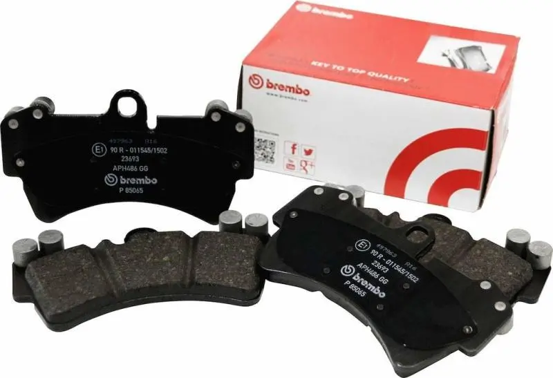 Brembo 12-13 Vw Golf R/15-20 Gti/2008 R32 Rear Premium Low-Met Oe Equivalent Pad 1