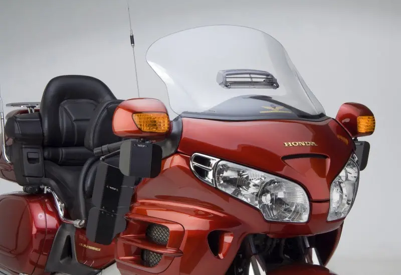 National Cycle 01-10 Honda Gl1800 Gold Wing Fairing Mount Wing Deflectors-Dark Tint 1