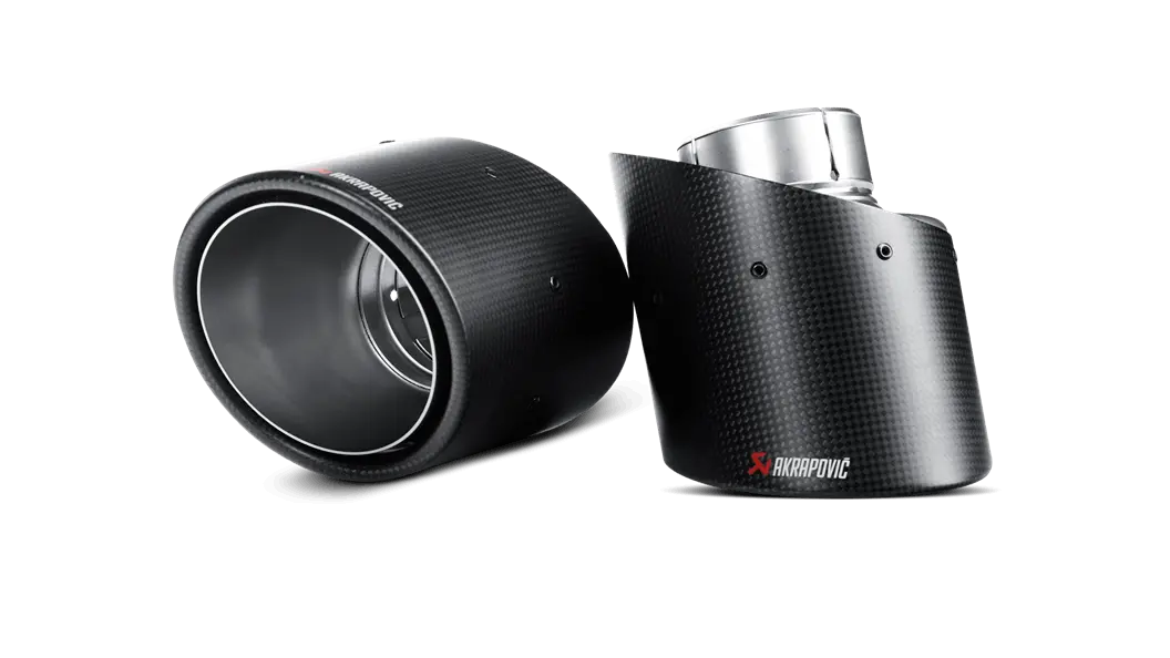 Abarth 500/500C 2008 Tail Pipe Set (Carbon) Tp-Cs/1 1