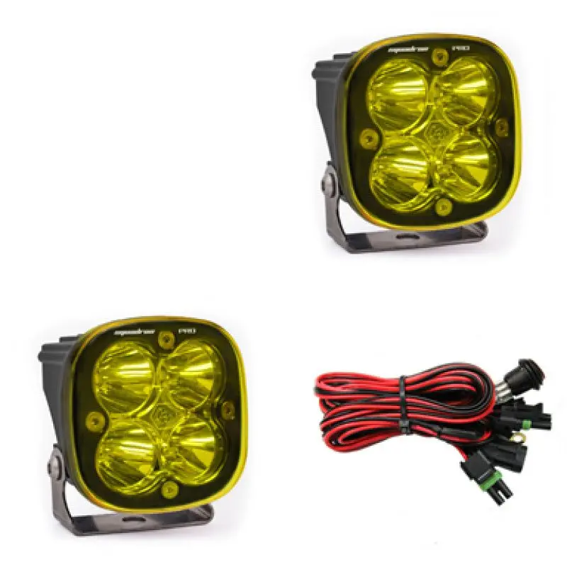 Baja Designs Squadron Pro Series Work/Scene Pattern Pair Led Light Pods - Amber 1