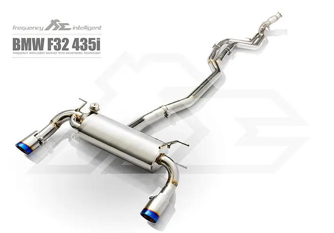 Fi Exhaust Bmw F32 435I N55 Front Pipe + Mid Pipe + Valvetronic Muffler + Tips 1