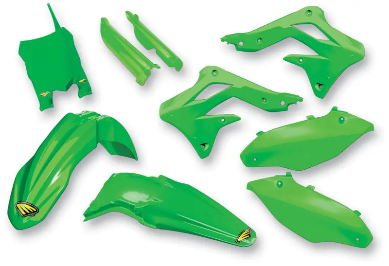 Cycra 12-15 Kawasaki Kx450f Powerflow Full Body Kit - Green 1