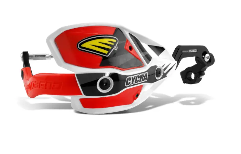 Cycra Crm Ultra 7/8 In. Clamp W/White Shields/Red Covers 1
