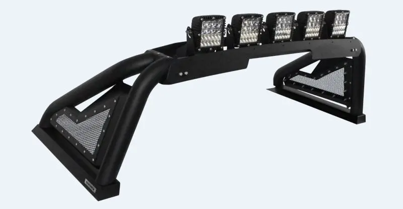 Go Rhino 20-20 Chevy 2500/3500 Sport Bar 2.0 Complete Kit W/Sport Bar + Retractable Light Mnt 1