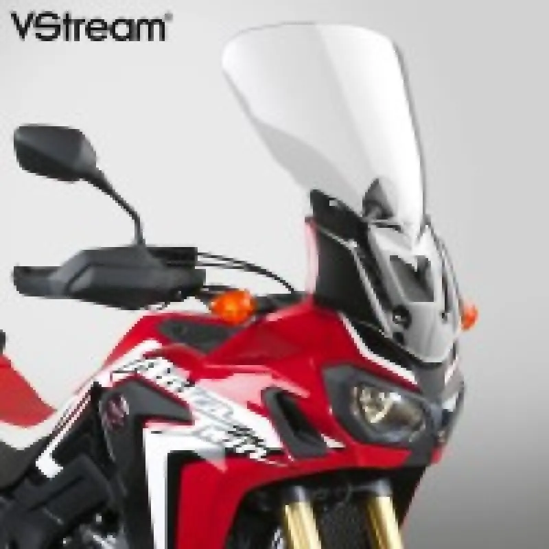 National Cycle 15-19 Honda Crf1000b Africa Twin/Adventure Sport- Vs/Wave Tall Windshield - Clear 1