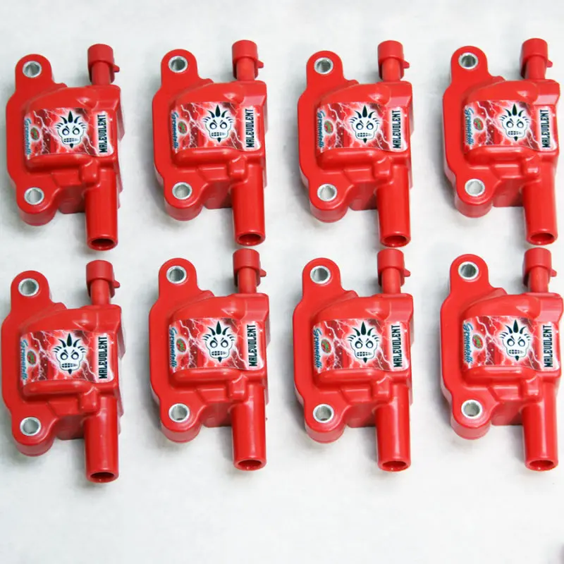 Granatelli 14-23 Gm Lt Malevolent Coil Packs - Red (Set Of 8) 1