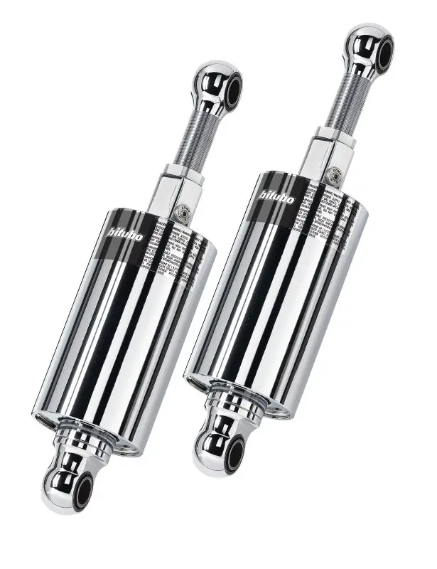 Bitubo Hmg1 Twinshocks Adjustable: Spring Preload, Compression, Length, Black Spring 1