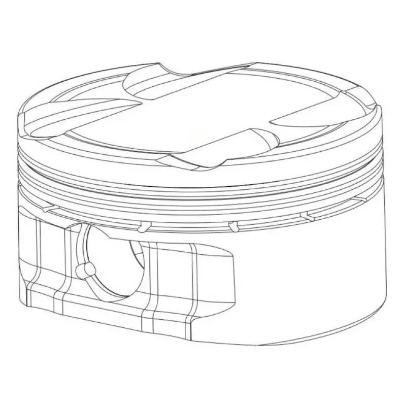 Cp Piston & Ring Set For 14+ Audi/Vw 2.0L Tsi - Bore (83Mm) - Compression Ratio (9.5:1) 1