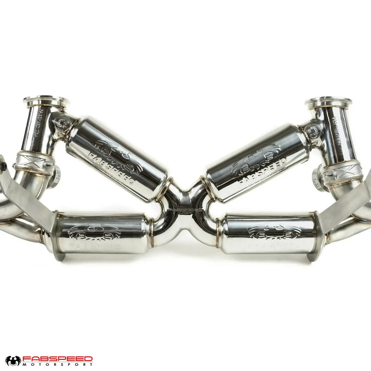 Fabspeed Audi R8 V10 Valvetronic Supersport X-Pipe Exhaust System (2009-2015) 1