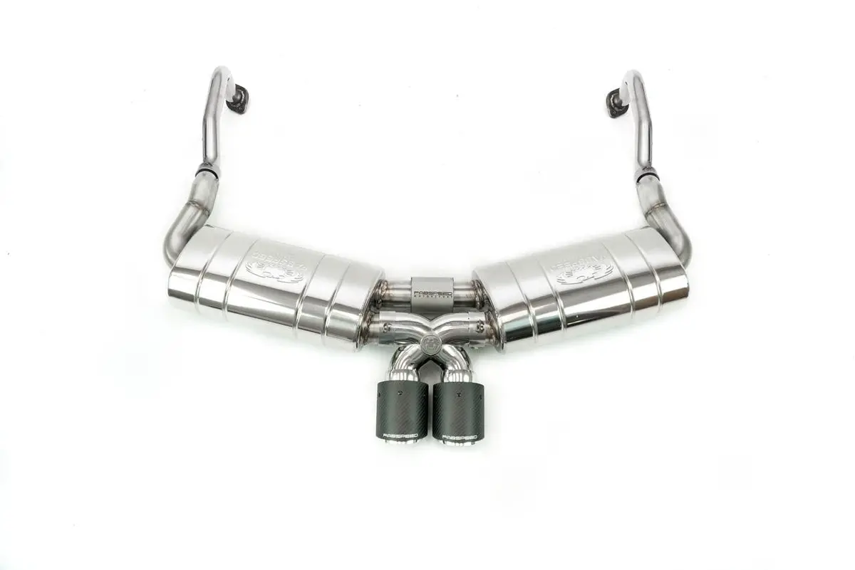 Fabspeed Porsche 981 Boxster/Cayman Tracktec Valved Bypass Exhaust System 1