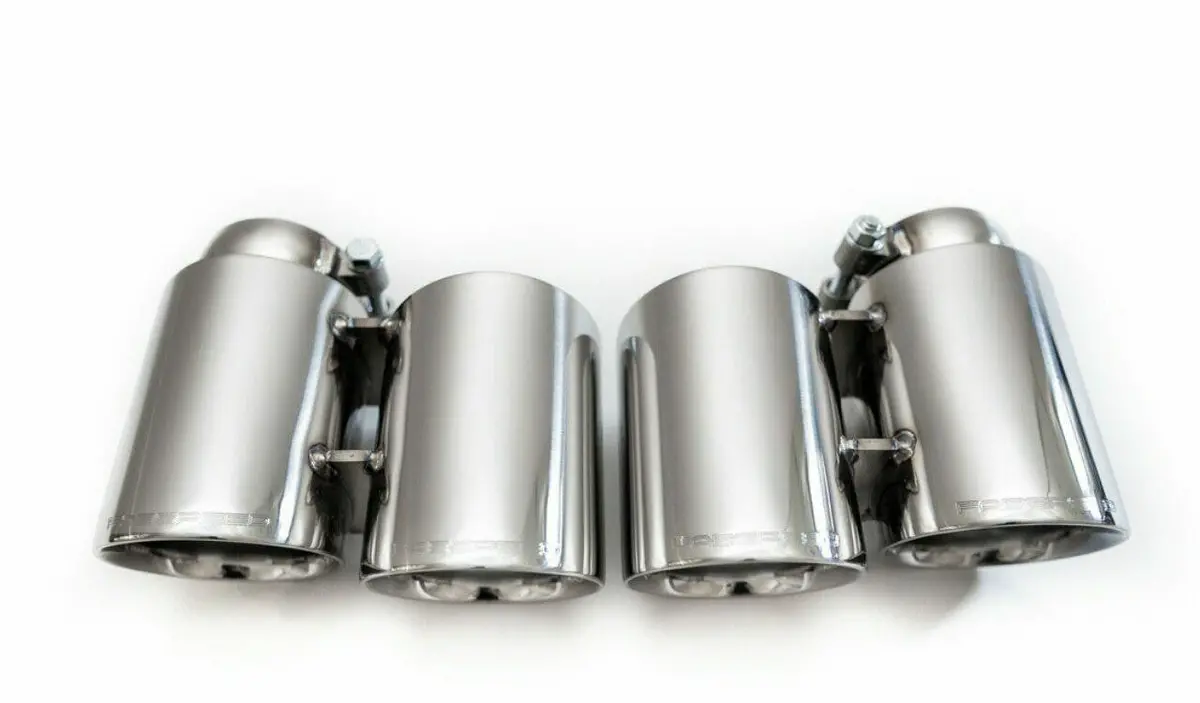 Fabspeed Porsche 991 Carrera Deluxe Quad-Style Tips (Pse / Carrera S) (2012-2016) 1