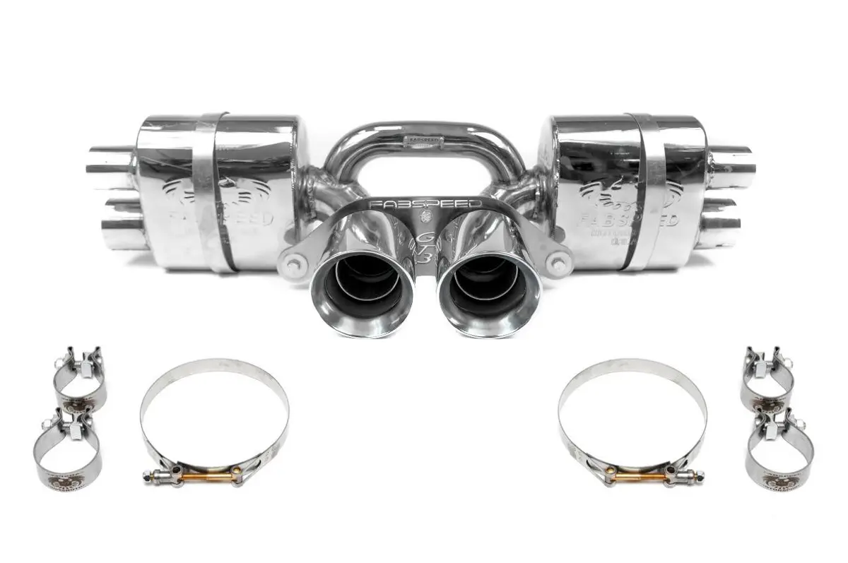 Fabspeed Porsche 991 Gt3 / Gt3 Rs Center Mini Maxflo Performance Exhaust System (2014-2016) 1