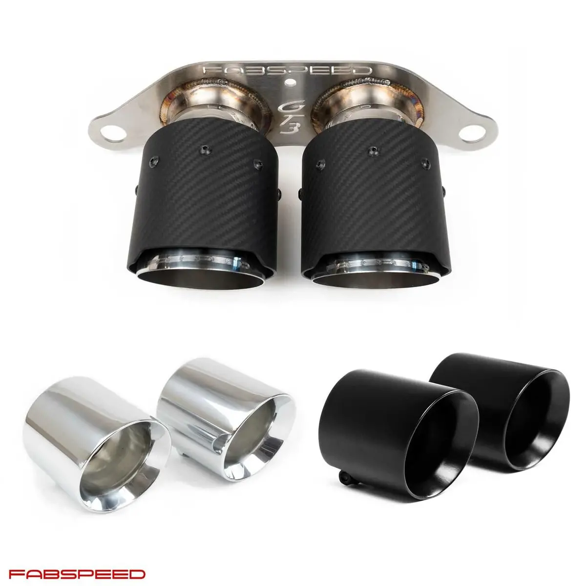 Fabspeed Porsche 991 Gt3 / Gt3 Rs Deluxe Dual Style Tips (2014-2016) 1