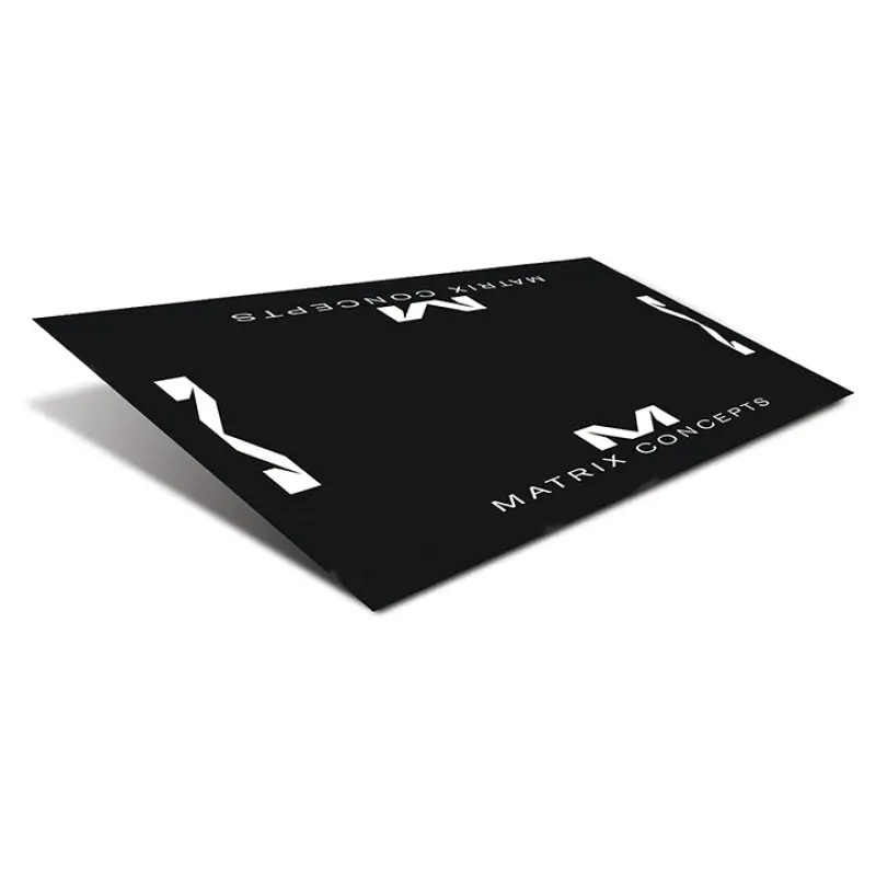 Matrix Concepts R8 Rubber 3Mm 4 Foot X 8 Foot Floor Mat - Black/White 1