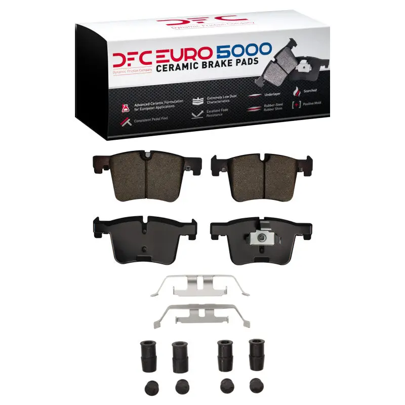 Dfc 11-21 Bmw 328I Front Euro 5000 Ceramic Brake Pads And Hardware Kit 1