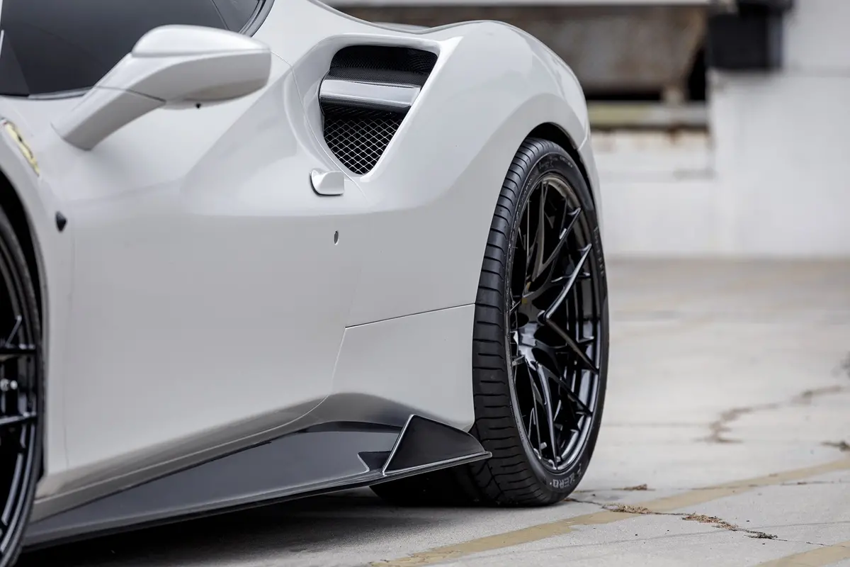 Vorsteiner 488 Aero Sideskirts Carbon Fiber Pp 1X1 Glossy For Ferrari 488 1