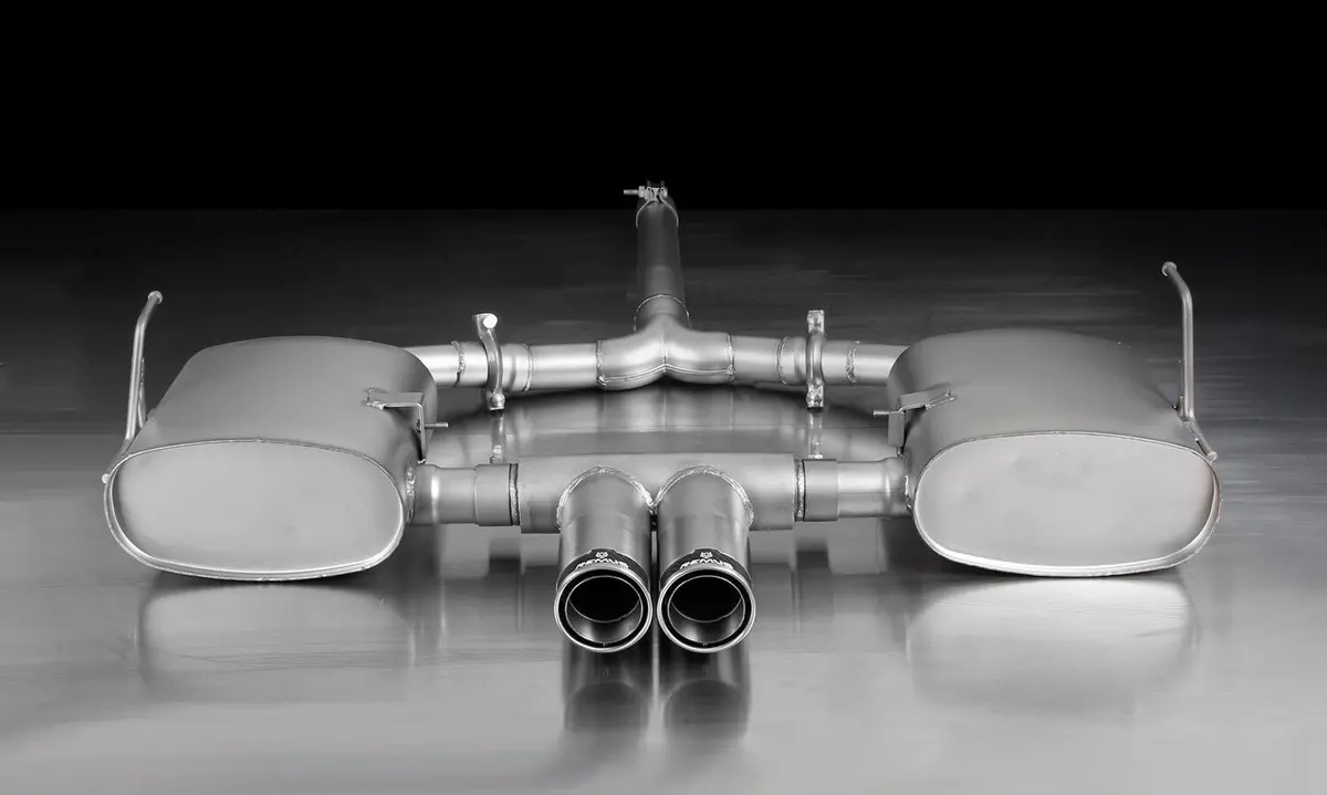 Remus Sport Exhaust Centered Cat-Back-System With 2 Polished Street Race Tips For Mini Cooper S R53 & Cooper S Cabrio R53 1