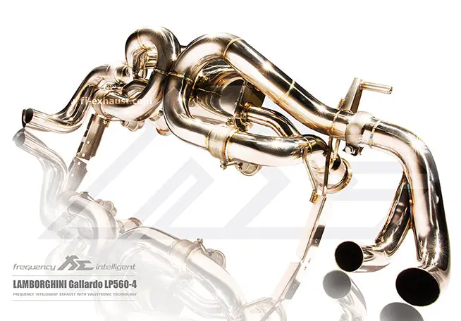 Fi Exhaust Lamborghini Gallardo Lp570-4 Catback Valvetronic Mufflers + Quad Tips 1