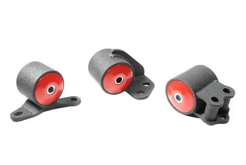 Innovative 94-01 Integra K-Series Black Steel Mounts 75A Bushings (Not K24 Trans) 1