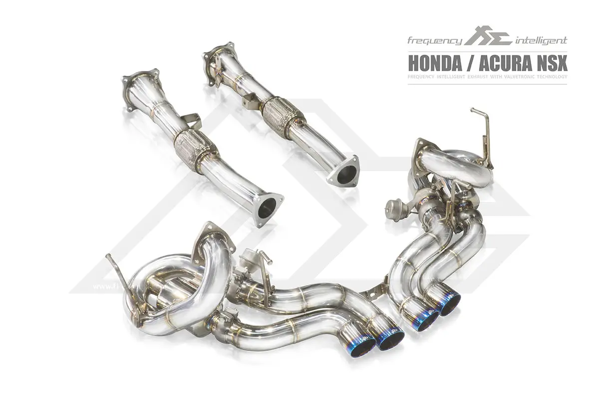 Fi Exhaust Honda Nsx V6 Valvetronic Mufflers W/ Tips 1
