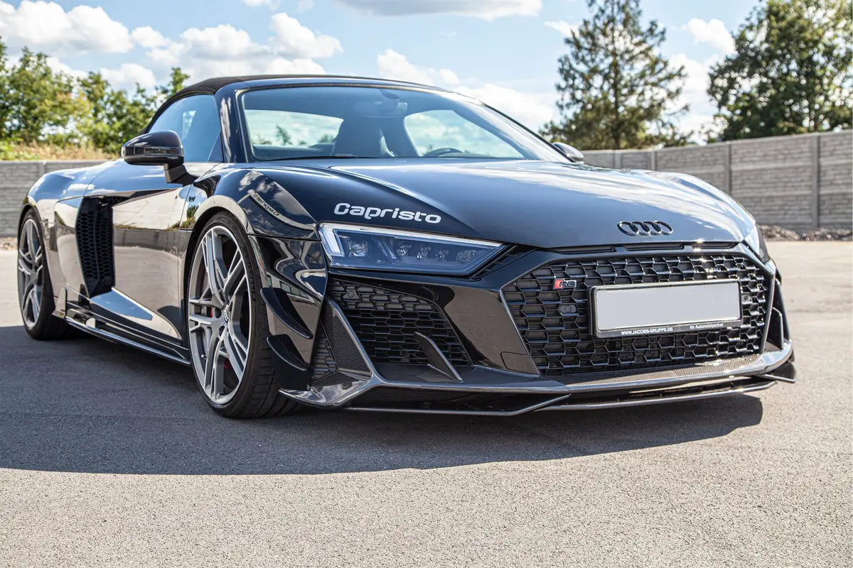 Capristo Audi R8 (Gen2) Facelift – Carbon Front Spoiler 1