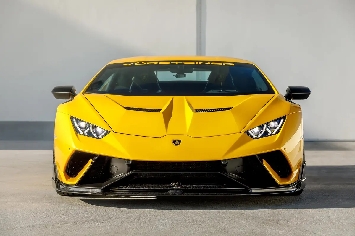 Vorsteiner Vincenzo Edizione Aero Front Spoiler Carbon Matrix Pp Glossy For Lamborghini Huracan Performante 1