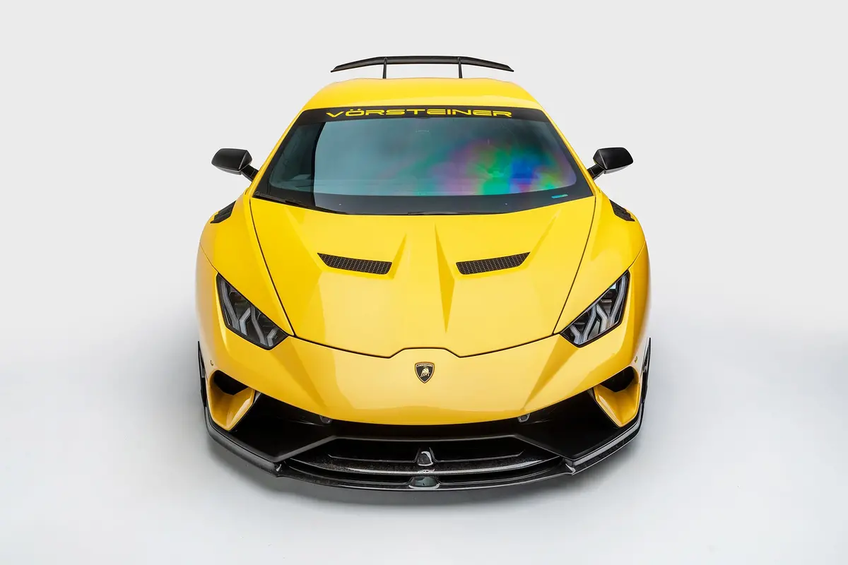 Vorsteiner Vincenzo Edizione Aero Bonnet Primered With 2X2 Underside Pp Glossy For Lamborghini Huracan Performante 1