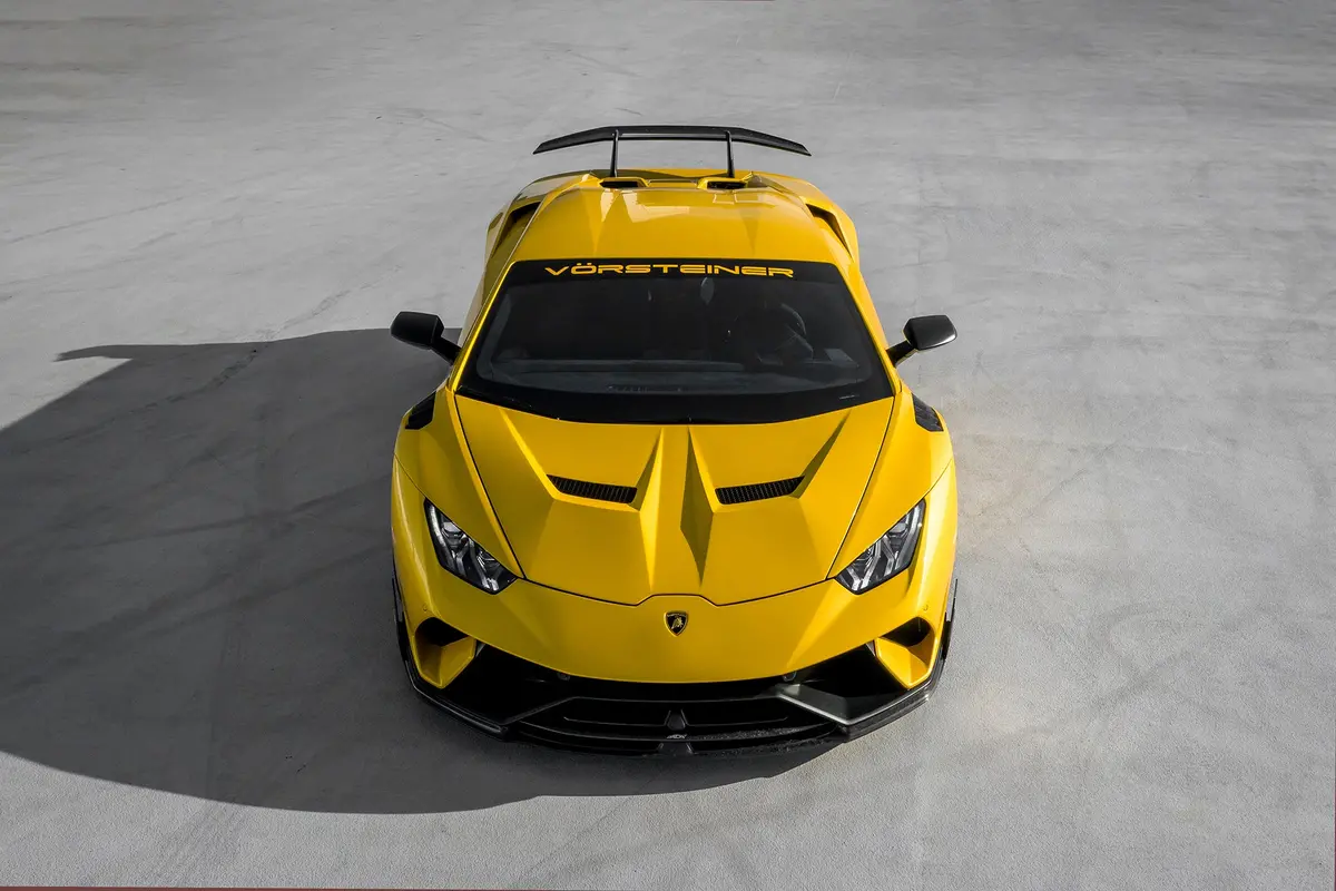 Vorsteiner Vincenzo Edizione Aero Bonnet Carbon Matrix Pp Glossy For Lamborghini Huracan Performante 1